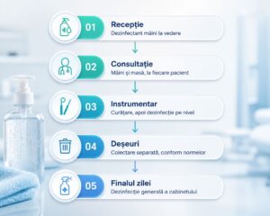 protocolul de dezinfecție într-un cabinet medical