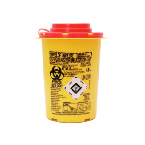Recipient polipropilenă pentru întepătoare – tăietoare 0.6 L