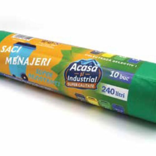 Saci-gunoi-verzi10-buc-240ltr Saci-gunoi-verzi10-buc-240ltr