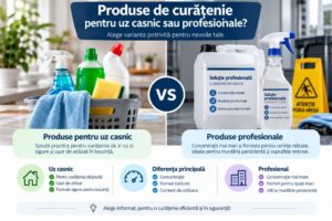 Produse de curățenie profesionale sau pentru uz casnic
