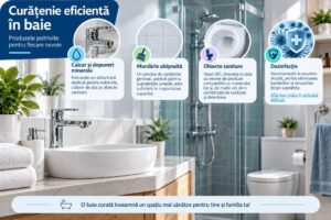 produse de curățenie pentru baie